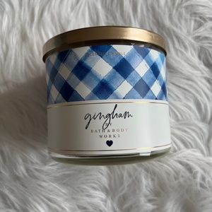 Bath and Body Works Gingham 3-Wick Candle
